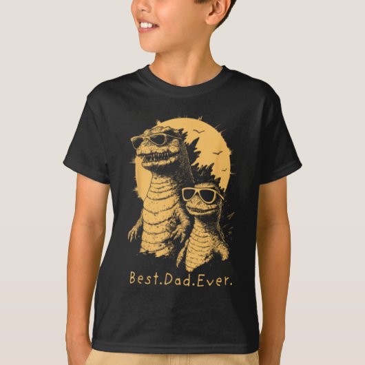 Grappige dinosaurus vader ooit t-shirt (Voorkant)