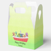 Grappige dinosaurus Yacht Verjaardagsfeestje DIY N Bedankdoosjes (Geopend)