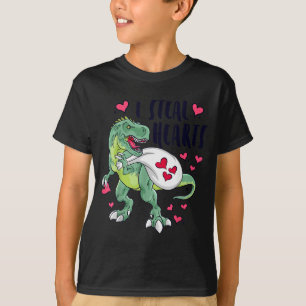 Grappige Dinosaurusharten Valentijnsdag T-rex T-shirt
