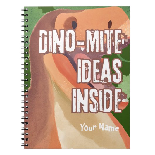 Grappige Dinosaurussen Cool Kids Notitieboek (Voorkant)