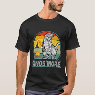Grappige Dinosmore Kamperen Dinosauruskamp Smore D T-shirt