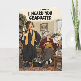 Grappige diploma kaart | Knitty Gritty Oma Humo
