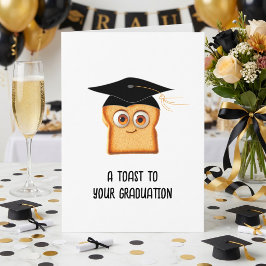 Grappige diploma kaart voor afgestudeerde