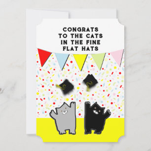 Grappige diploma-uitnodigingen voor feestjes kaart