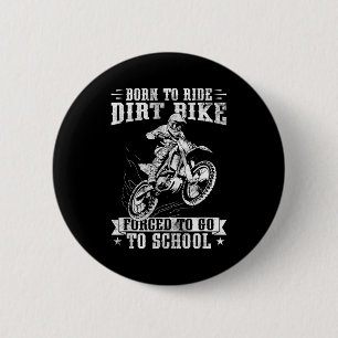 Grappige Dirt Bike Kunst Voor Jongens Meisjes Moto Ronde Button 5,7 Cm