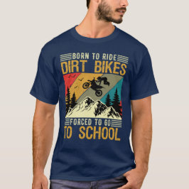 Grappige Dirt Bike Motorcross Race Biker Motorbike T-shirt