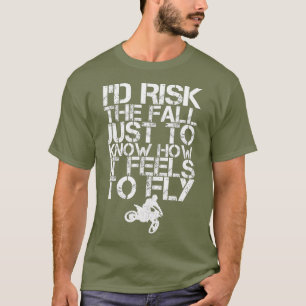 Grappige Dirt Bike Rider MX Motorcross Supercross T-shirt
