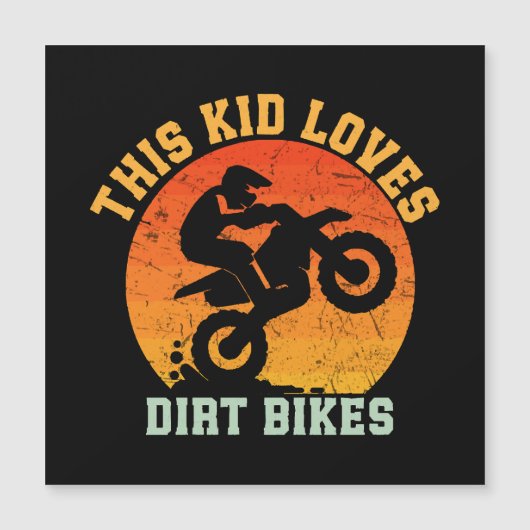 Grappige dirt bike voor kinderen (Voorkant)