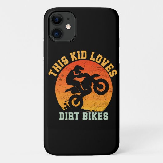 Grappige dirt bike voor kinderen Case-Mate iPhone case (Achterkant)