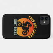 Grappige dirt bike voor kinderen Case-Mate iPhone case (Achterkant (horizontaal))