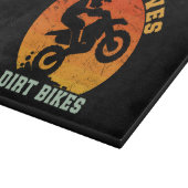 Grappige dirt bike voor kinderen snijplank (Hoek)