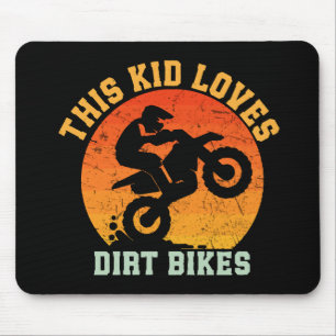 Grappige Dirtbike voor Kinderen Muismat