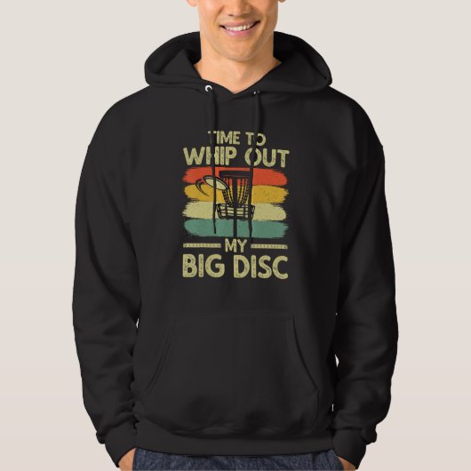 Grappige Disc Golf Art voor Mannen Vrouwen Vliegen Hoodie (Voorkant)