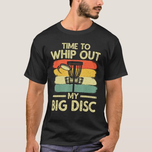 Grappige Disc Golf Art voor Mannen Vrouwen Vliegen T-shirt (Voorkant)