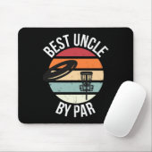 Grappige Disc Golf Beste Oom Door Par Frisbee Vade Muismat (Met muis)