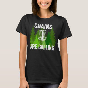 Grappige Disc Golf Gift Chains roepen Folf Frolf T-shirt