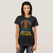 Grappige Disc Golf Kleding Bedrijf Disc Golf Bomen T-shirt (Voorkant volledig)