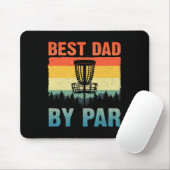 Grappige Disc Golf Kunst Voor Mannen Vader Disc Go Muismat (Met muis)