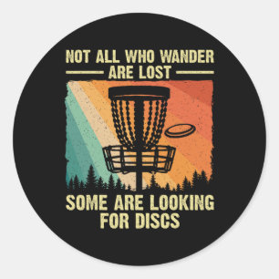 Grappige Disc Golf Kunst Voor Mannen Vrouwen Disc Ronde Sticker