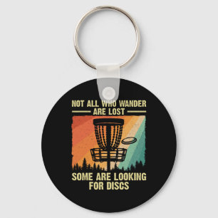 Grappige Disc Golf Kunst Voor Mannen Vrouwen Disc Sleutelhanger