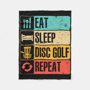 Grappige Disc Golf Kunst Voor Mannen Vrouwen Golf  Fleece Deken