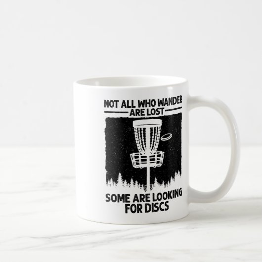 Grappige Disc Golf Kunst Voor Mannen Vrouwen Kinde Koffiemok (Rechts)