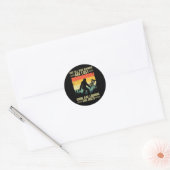 Grappige Disc Golf Kunst Voor Mannen Vrouwen Kinde Ronde Sticker (Envelop)