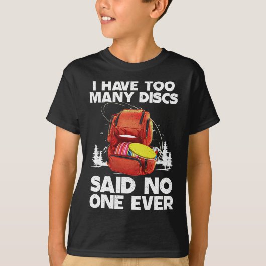 Grappige Disc Golf Kunst Voor Mannen Vrouwen Kinde T-shirt (Voorkant)