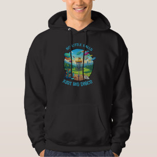 Grappige Disc Golf Retro Badge Vintage Illustratie Hoodie