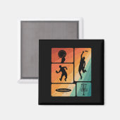 Grappige Disc Golf Speler Cool Vliegende Schijf Sp Magneet (Voorkant / Achterkant)