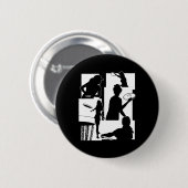 Grappige Disc Golf Speler Cool Vliegende Schijf Sp Ronde Button 5,7 Cm (Voorkant /achterkant)