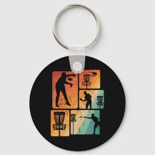 Grappige Disc Golf Speler Cool Vliegende Schijf Sp Sleutelhanger