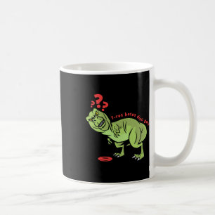Grappige Disc Golf T Rex Kinderen  Koffiemok