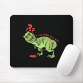 Grappige Disc Golf T Rex Kinderen Muismat (Met muis)