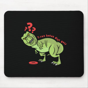 Grappige Disc Golf T Rex Kinderen  Muismat