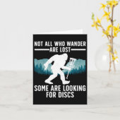 Grappige Disc Golf Voor Mannen Vrouwen Bigfoot Bas Kaart (Gele Bloem)