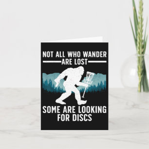 Grappige Disc Golf Voor Mannen Vrouwen Bigfoot Bas Kaart