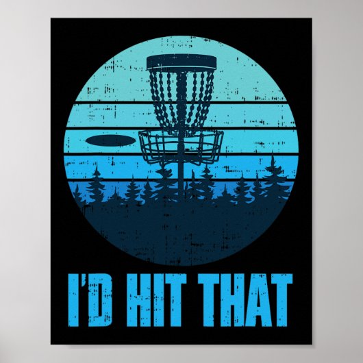 Grappige Discgolf Cadeaus - Frisbee Golf Discgolf Poster (Voorkant)