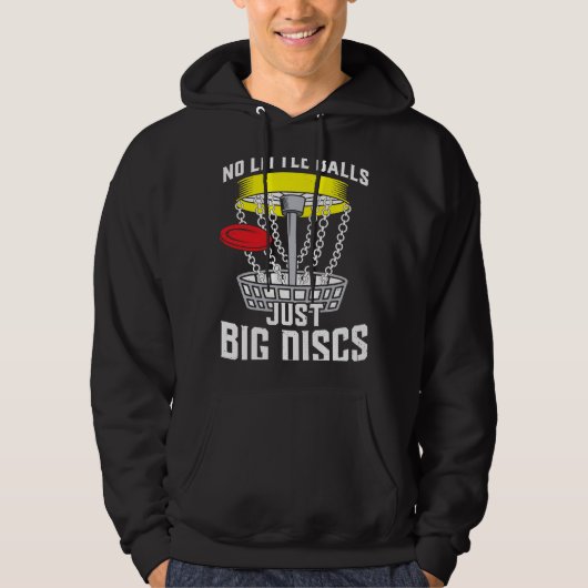 Grappige discgolf outfit hoodie (Voorkant)
