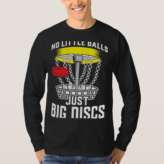 Grappige discgolf outfit t-shirt (Voorkant)