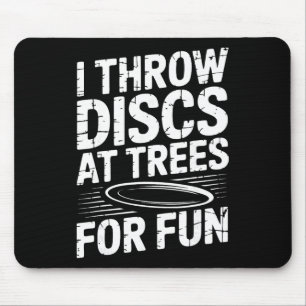 Grappige discgolfbaan muismat