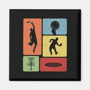 Grappige Discgolfspeler Cool Vliegende Schijf Spor Magneet