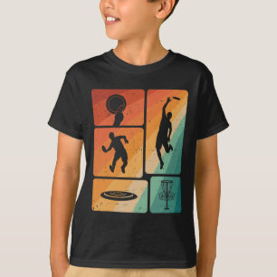 Grappige Discgolfspeler Cool Vliegende Schijf Spor T-shirt