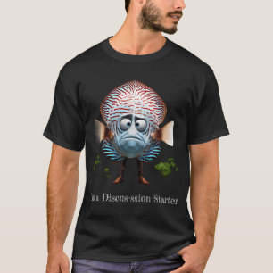 Grappige Discus Vis T-shirt