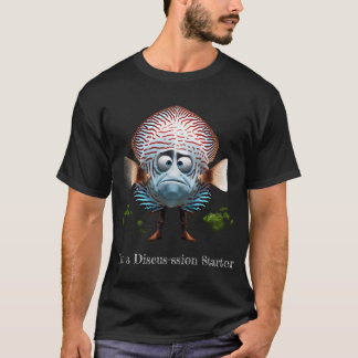 Grappige Discus Vis T-shirt