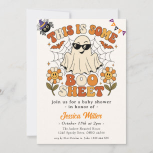 Grappige "Dit Is Enige Boo Blad" Retro Halloween Kaart