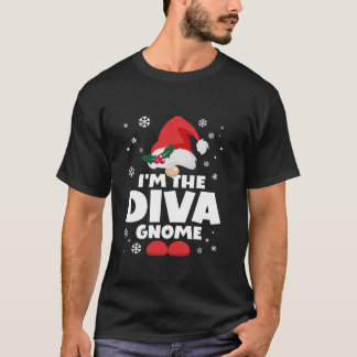 Grappige Diva Kabouter Familie Matching Groep Gelu T-shirt