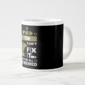 Grappige DIY Fix It Reparatie Grote Koffiekop (Voorkant rechts)
