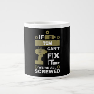 Grappige DIY Fix It Reparatie Grote Koffiekop