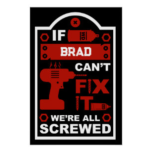 Grappige DIY Fix It Reparatie Perfect Poster